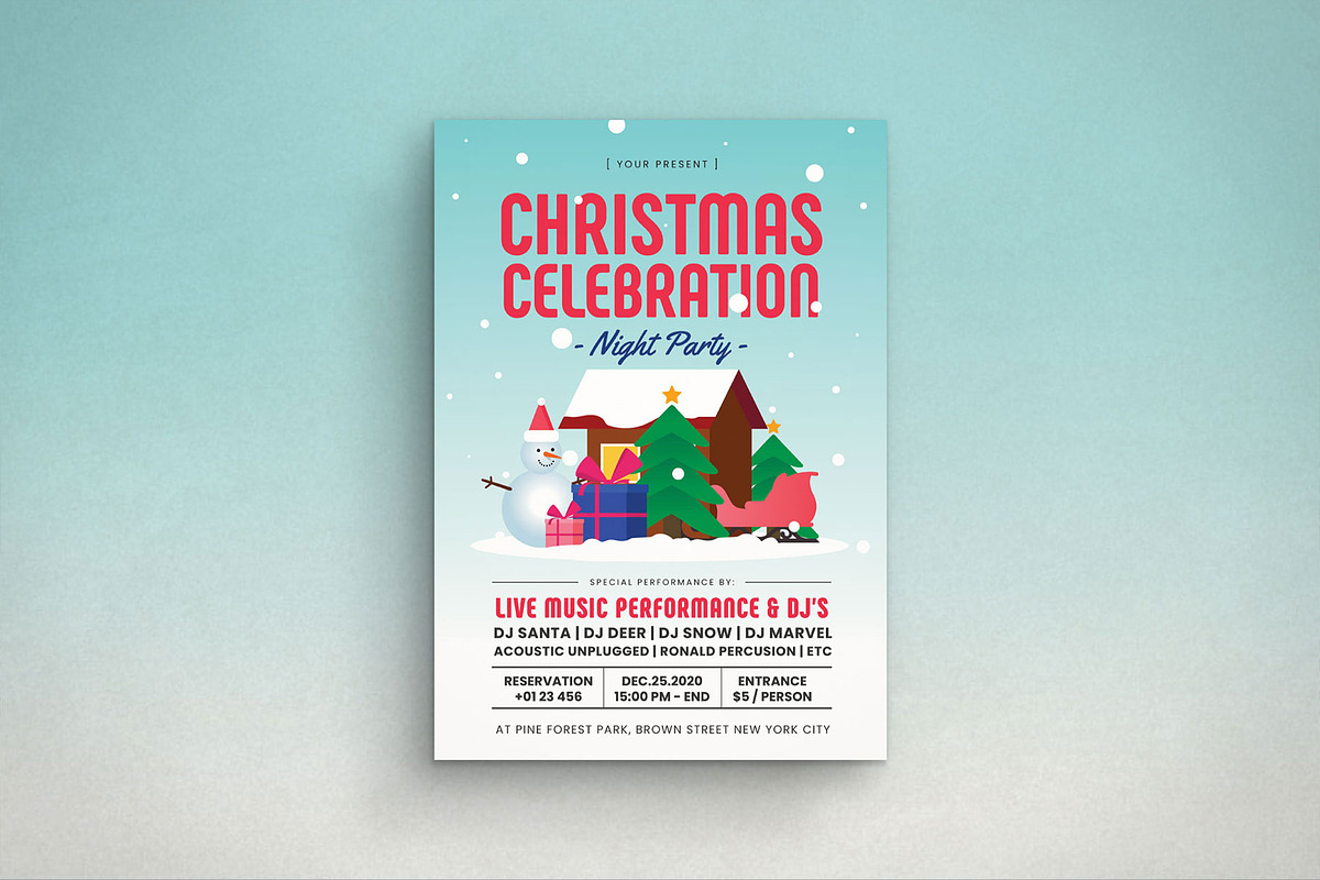 Christmas Flyer, a Flyer Template by Graphr (Photo 1 of 3)