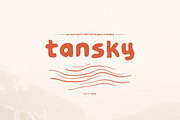 Tansky – Written in Bold, a Handwritten Font by dailygraphic (Thumbnail 1 of 9)