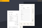 Brief - Estimation - Invoice, a Stationery Template by Egotype (Thumbnail 3 of 10)