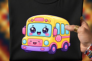 Kawaii School Supplies Clipart, an Education Illustration by Tanya Kart (Thumbnail 2 of 11)