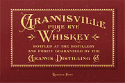 AM Rosnely (Disc 20%), a Serif Font by Akarmati (Thumbnail 8 of 10)