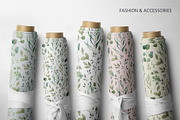 Herbal watercolor collection, a Pattern Graphic by HannaStudio (Thumbnail 4 of 8)