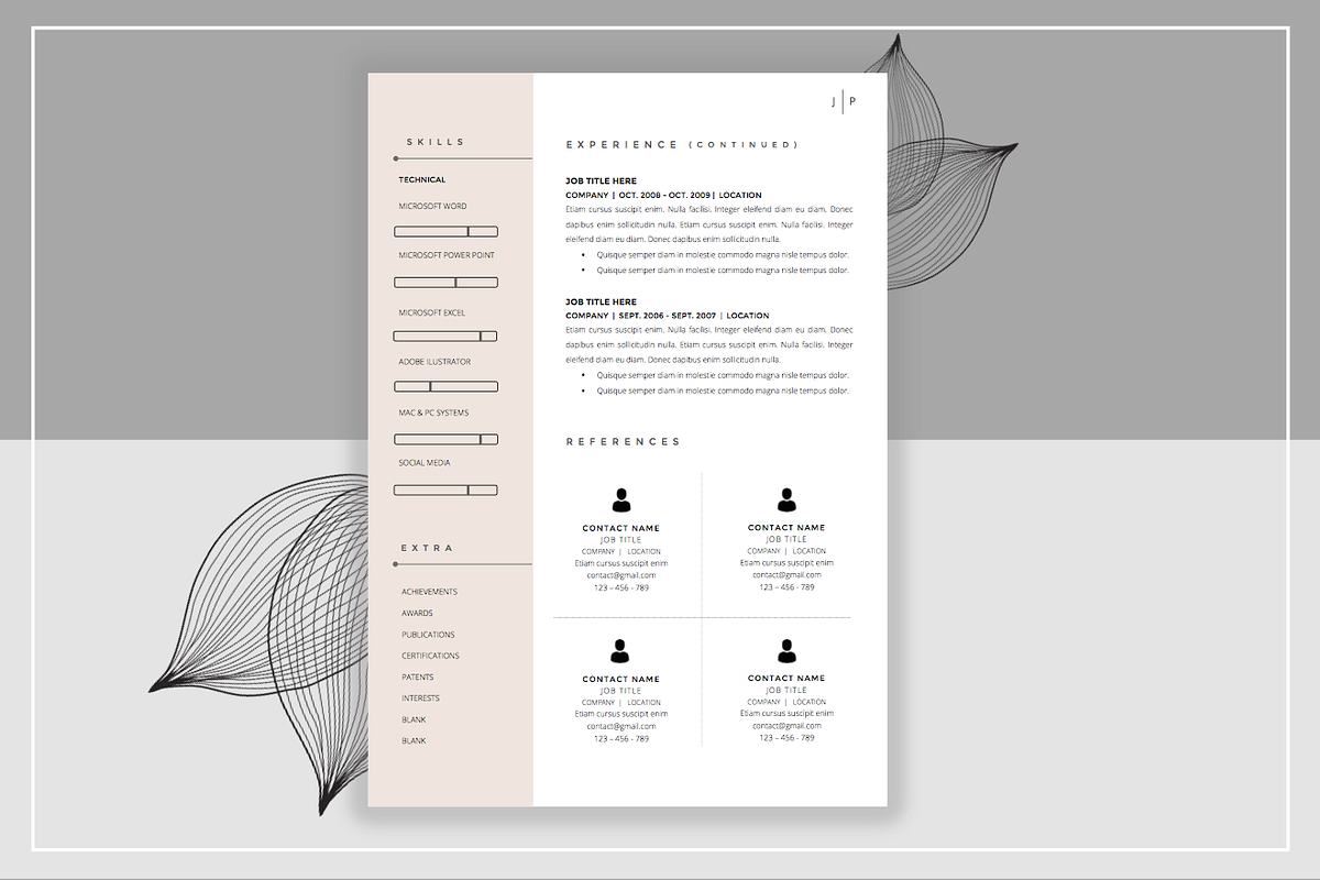 Resume Template & Cover Letter, a Resume Template by ResumeStudio (Photo 2 of 4)