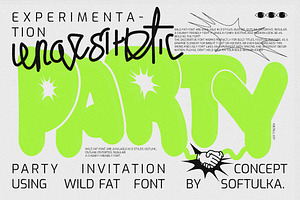 Wild Fat Font