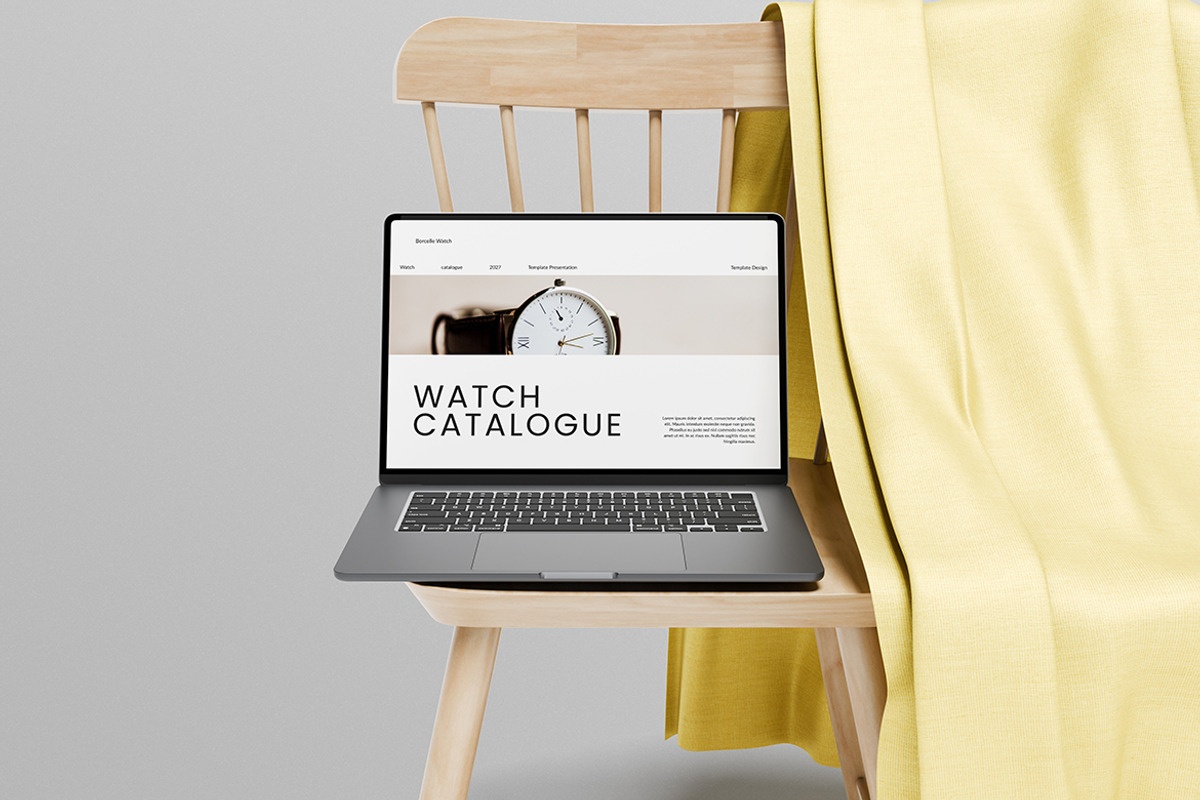 Macbook Pro Mockup, a Mac Mockup by graphicstory (Photo 2 of 4)