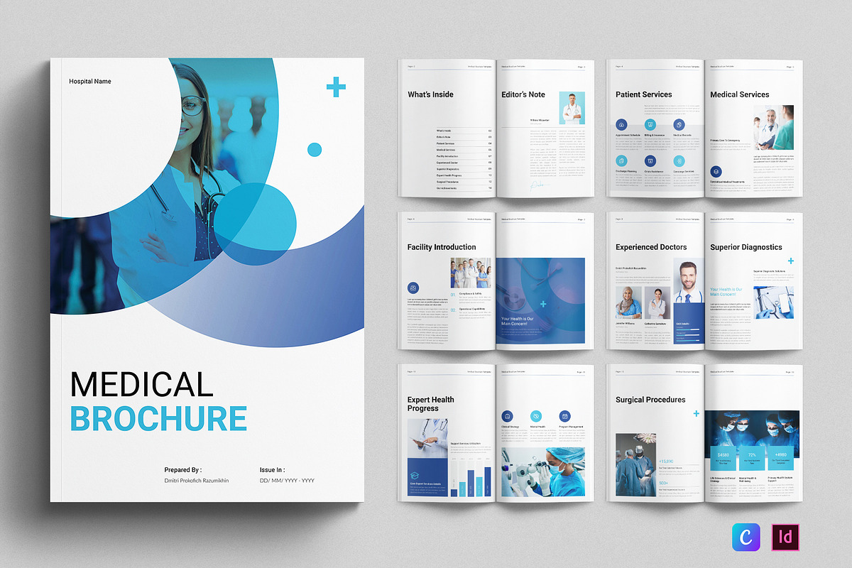 Medical Brochure Template, a Brochure Template by E-Type (Photo 1 of 6)