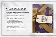 Hand Drawn Mardi Gras Images, a Seasonal Illustration by H&C Drawings & Designs (Thumbnail 3 of 15)