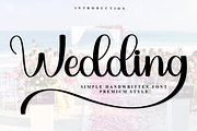 Wedding, a Handwritten Font by InermediaSTUDIO (Thumbnail 1 of 7)