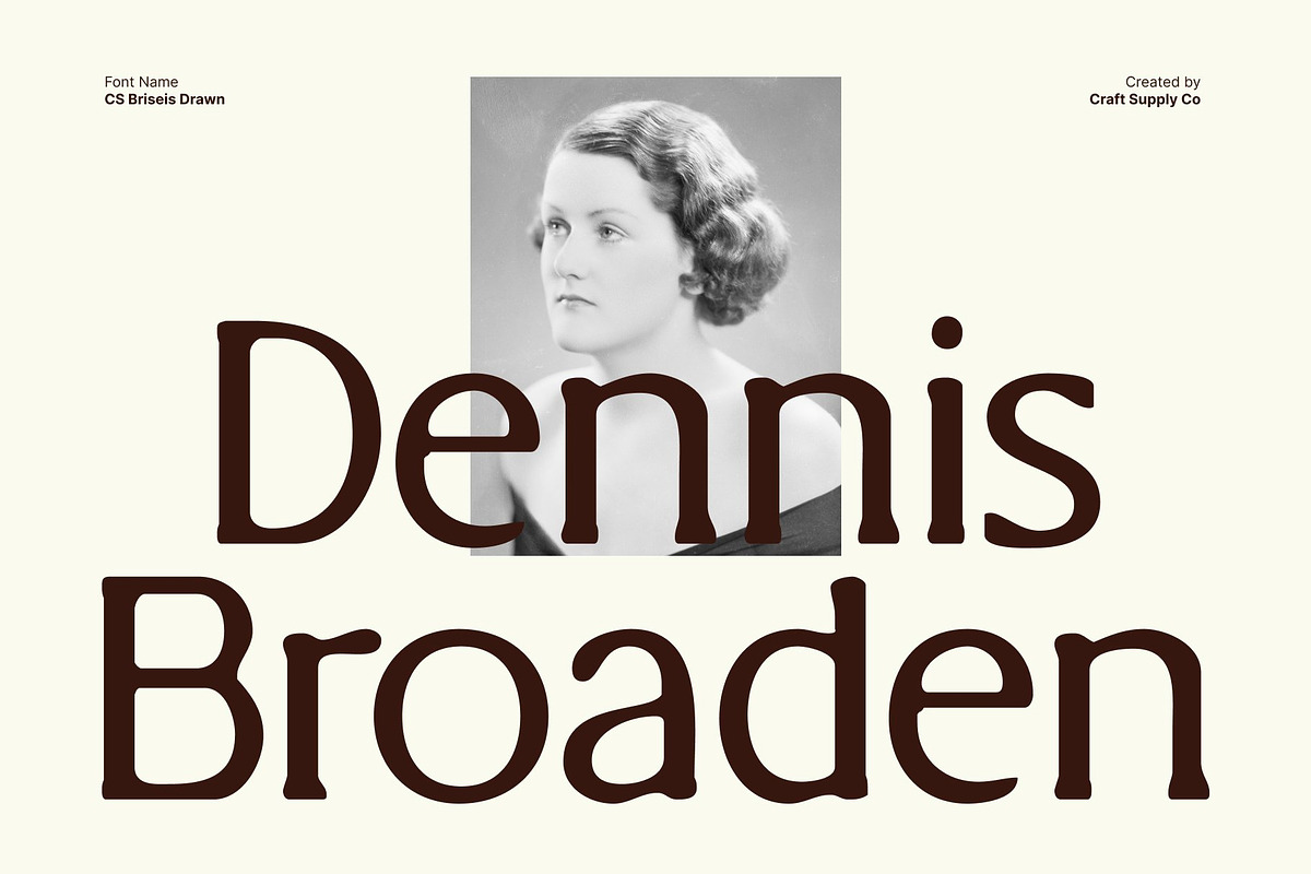 CS Briseis Drawn, a Serif Font by Craft Supply Co. (Photo 7 of 8)