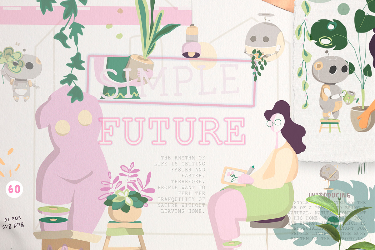 My Future Home it's Little Garden, a Decorative Illustration by Ann Art Houze (Photo 1 of 11)