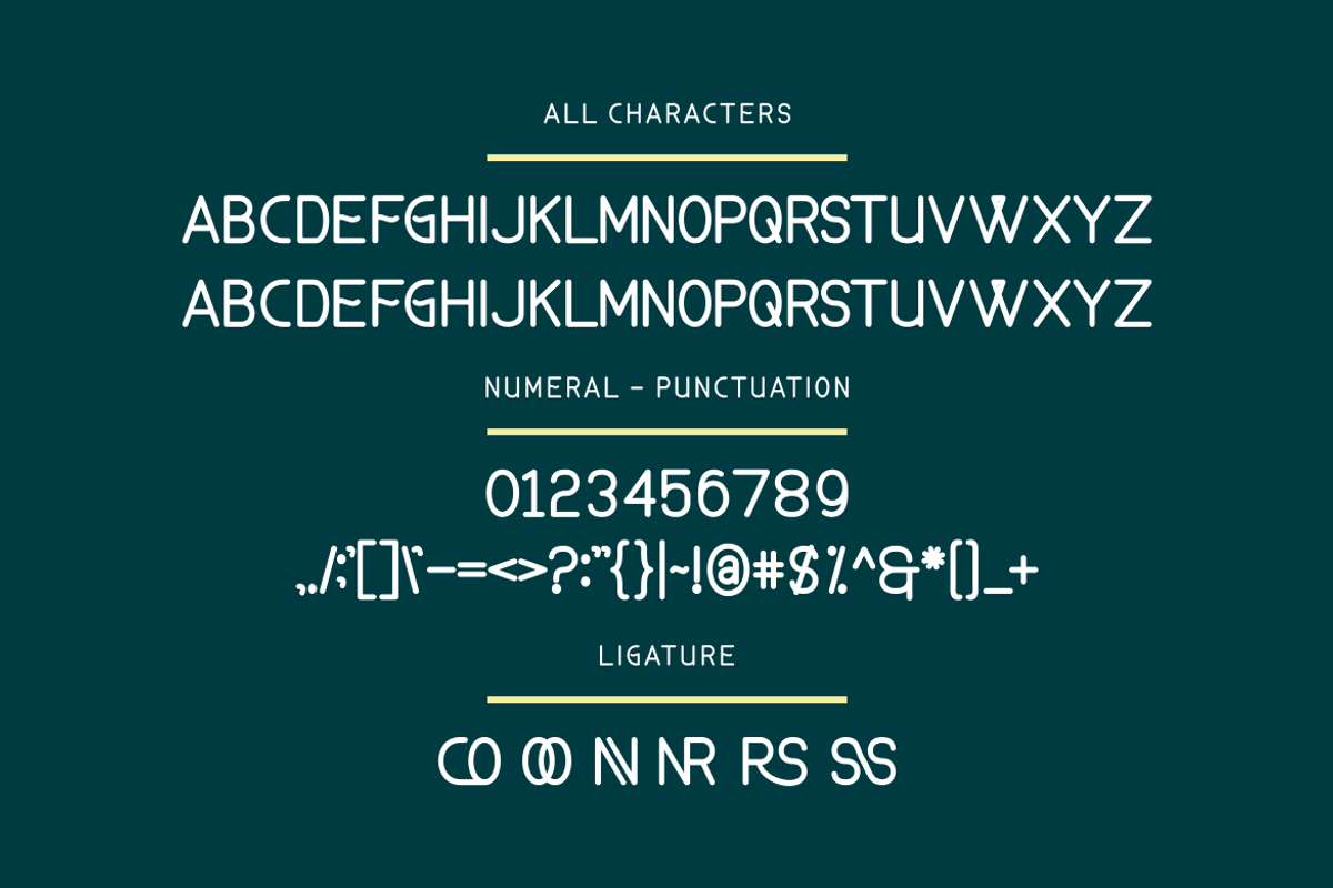 Wennarsoo Font, a Sans Serif Font by brahamb_design (Photo 4 of 6)