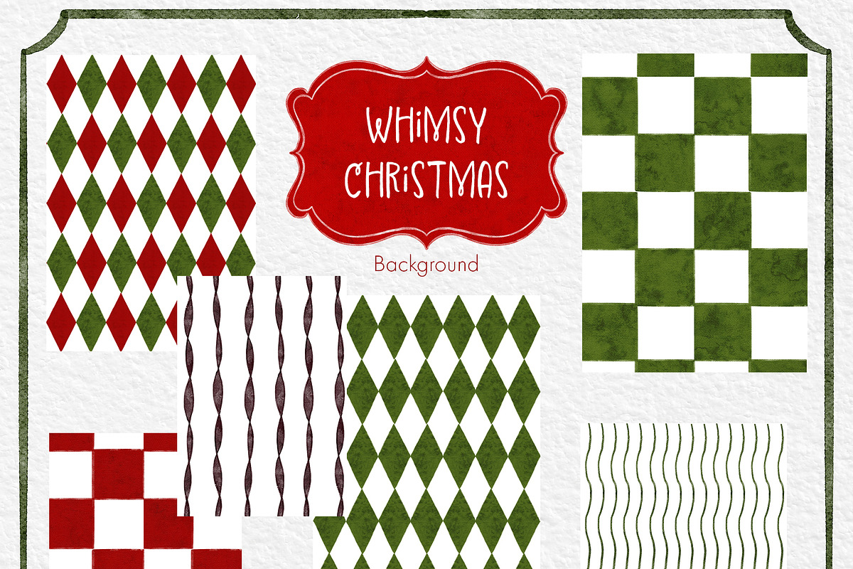 Whimsy Christmas. Watercolor art., an Object Graphic by ma_i_vi (Photo 7 of 10)