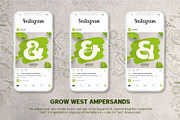 Grow West Nature Typeface, a Sans Serif Font by alit design (Thumbnail 13 of 16)