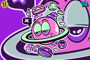 TIPSY PLANET, an Object Illustration by Behold creative supply (Thumbnail 1 of 3)