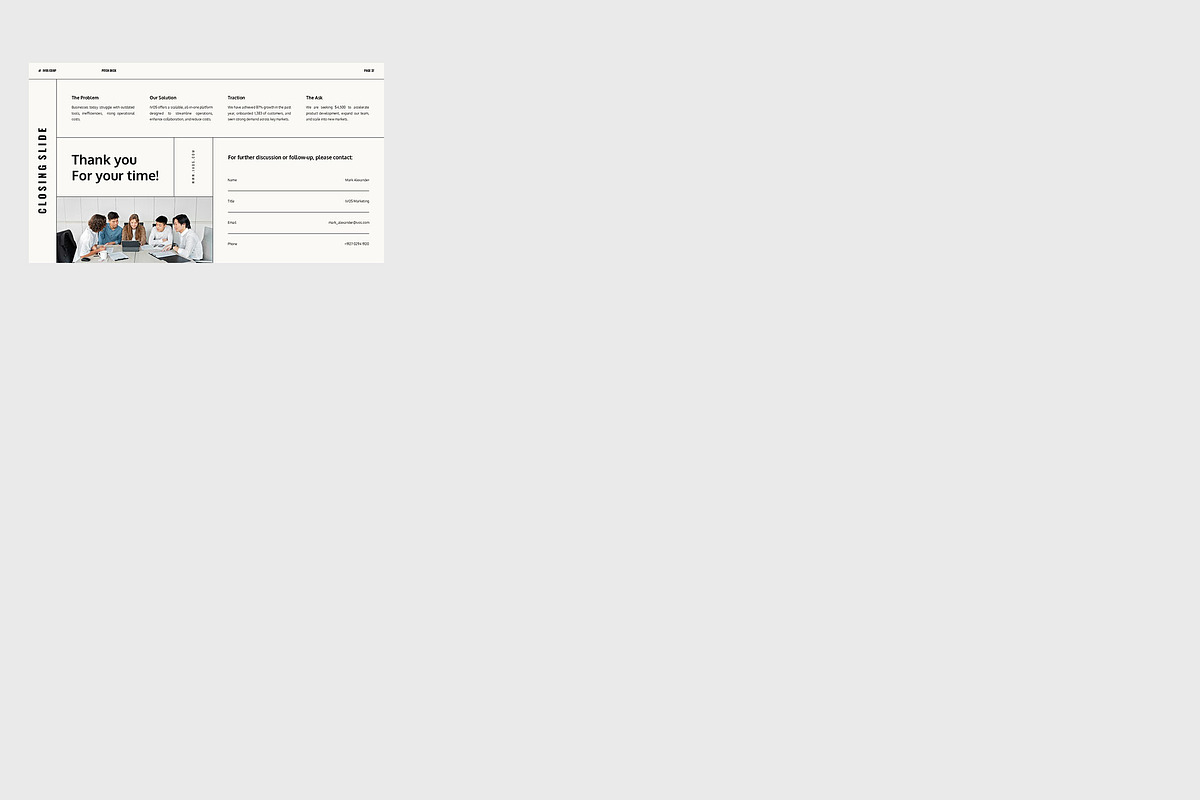 Ivos : SaaS Startup Google Slides, a Presentation Template by Punkl Camp (Photo 6 of 11)