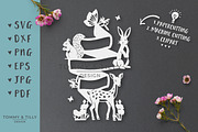 Woodland Animals - Cut File Clipart, an Object Graphic by Tommy & Tilly Design (Thumbnail 3 of 5)