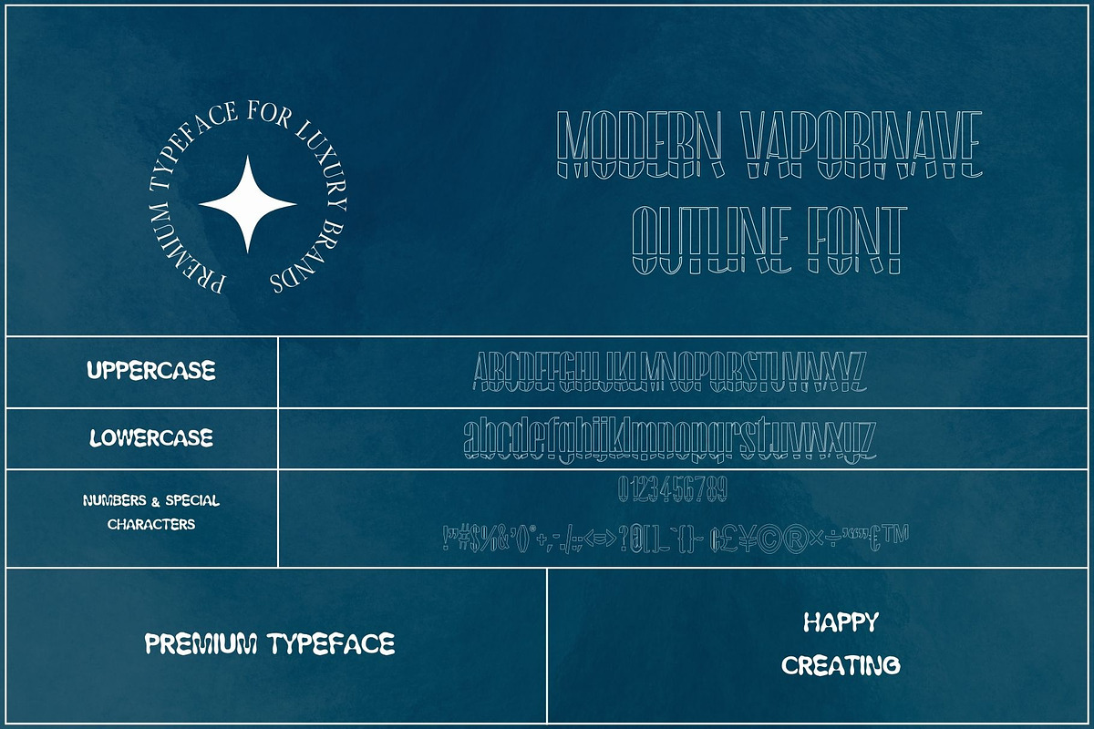 Modern Vaporwave Font, a Sans Serif Font by Creativetacos (Photo 13 of 13)