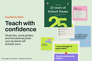60 Academic instagram -Canva & Figma, a Social Media Template by xStudio (Thumbnail 3 of 6)