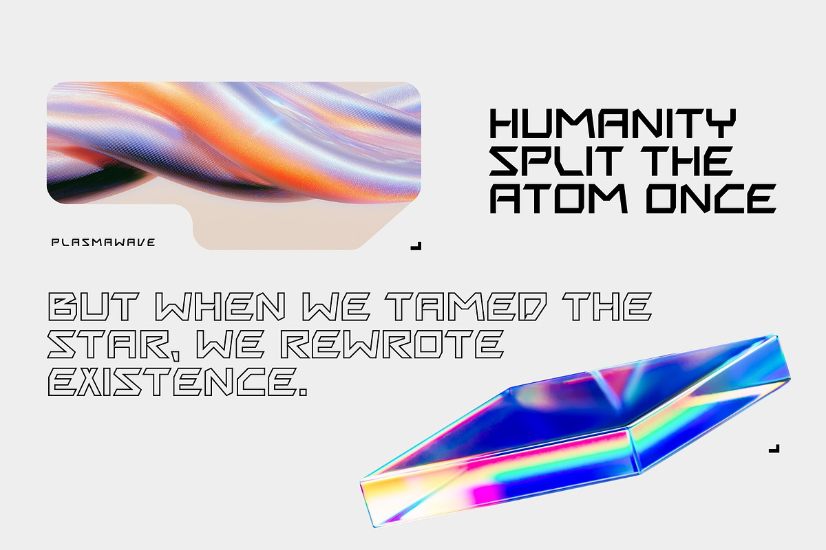 Plasmawave - Futuristic Typeface, a Sans Serif Font by HipFonts (Photo 9 of 9)