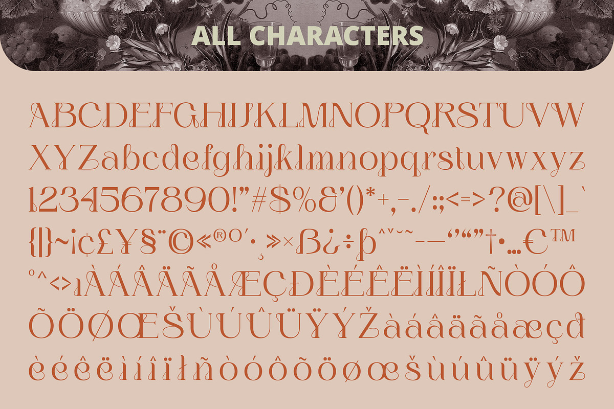Nerilla – Art Nouveau Font, a Serif Font by Craft Supply Co. (Photo 8 of 8)
