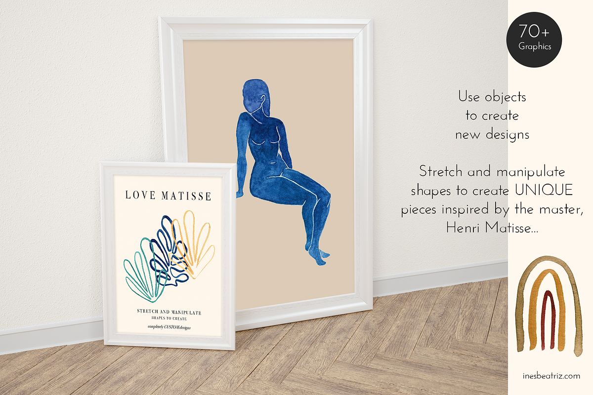 For Love of MATISSE - Watercolor Art, an Illustration by Ines Beatriz (Photo 6 of 7)