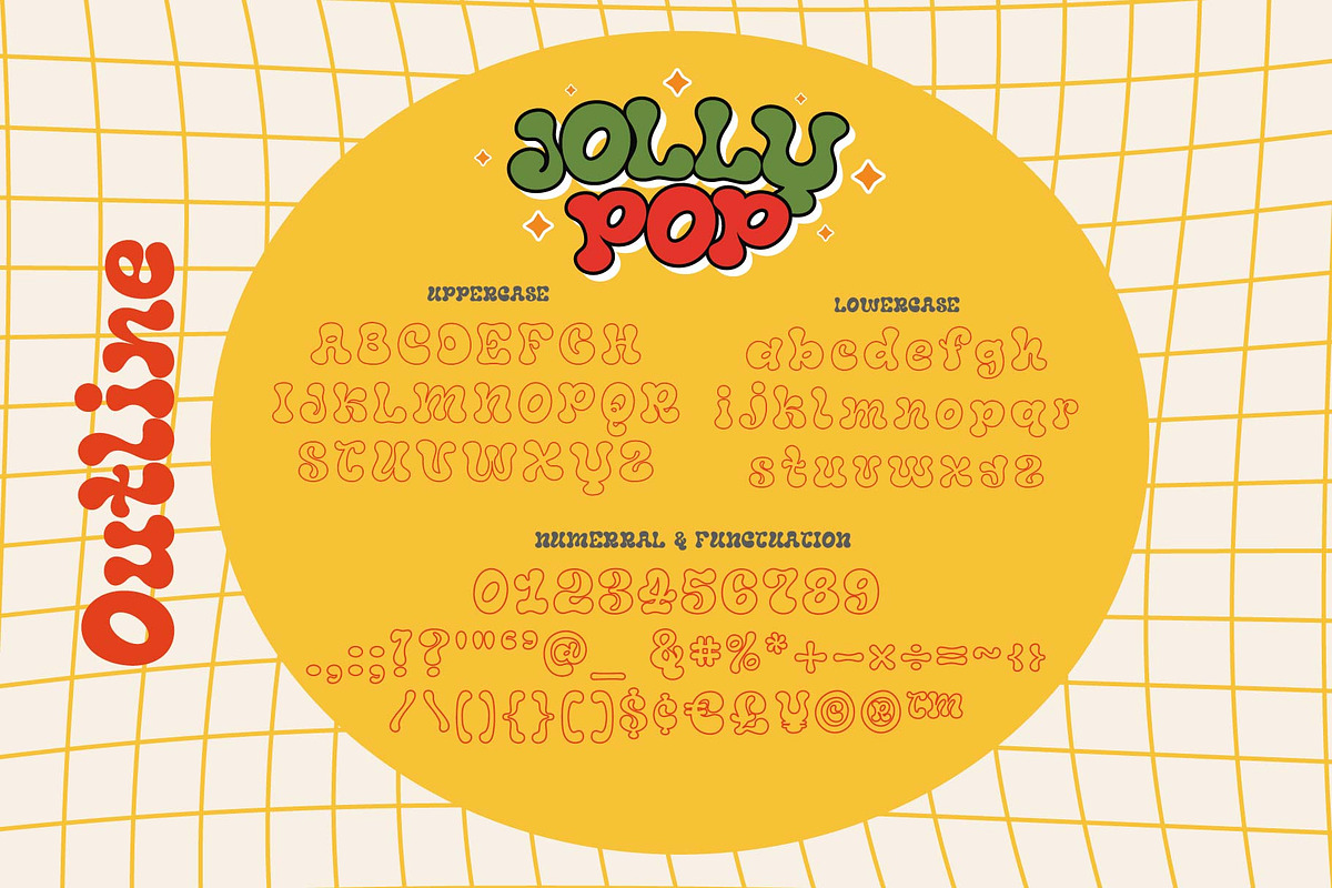 Jolly Pop font, a Handwritten Font by KengGraphic (Photo 9 of 11)