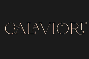 Calaviori - Display Serif