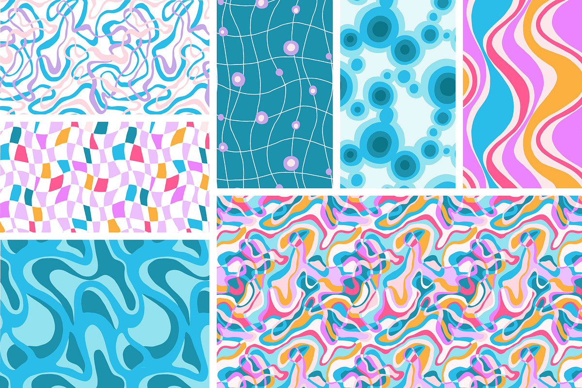 PSYCHEDELIC surreal patterns, a Pattern Graphic by Lena Nikolaeva (Photo 8 of 10)