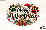 Merry Woofmas Dog Paws Christmas PNG, an Object Graphic by Cut File (Thumbnail 2 of 3)