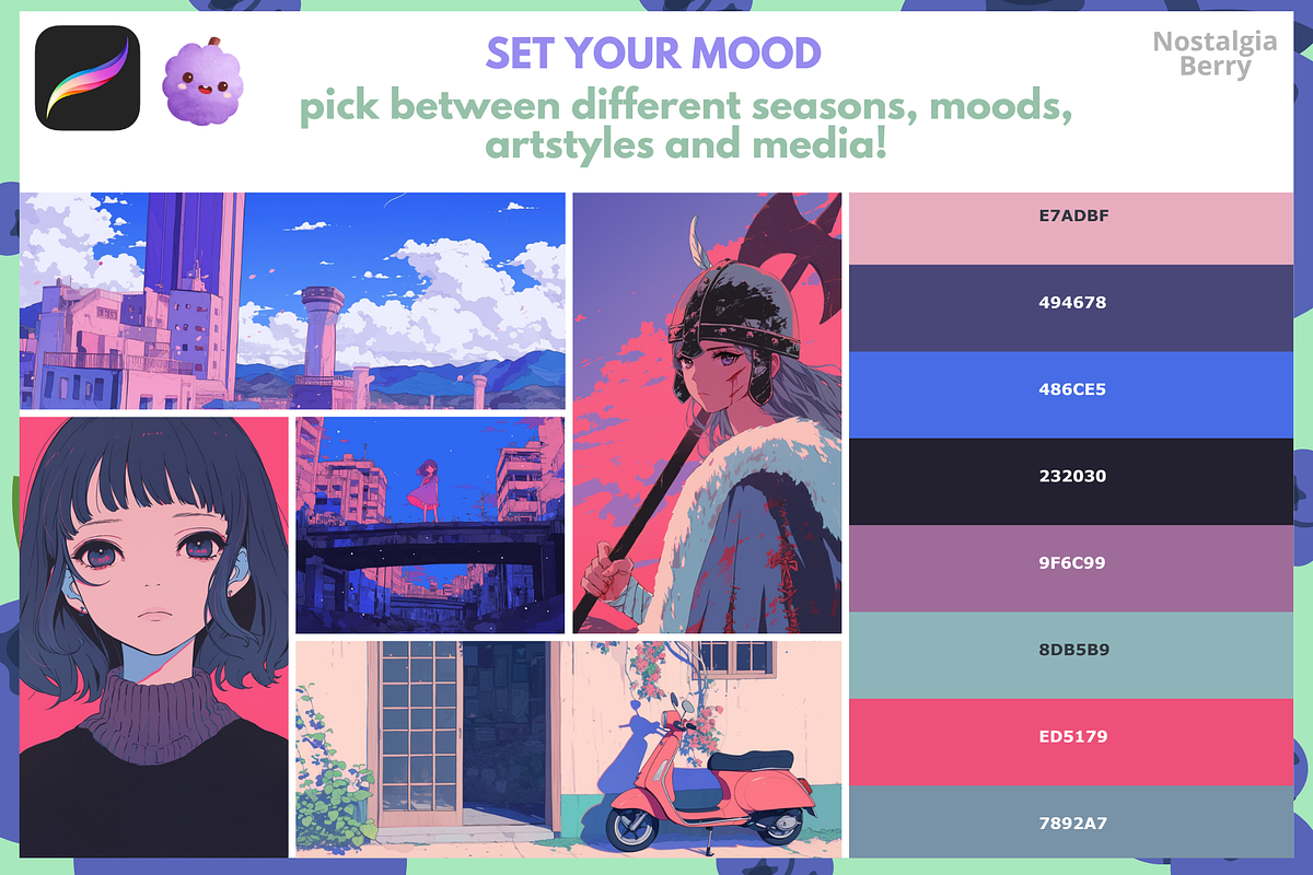Procreate Color Swatch Bundle, a Brush Add-On by Cozy Brushery (Photo 5 of 10)