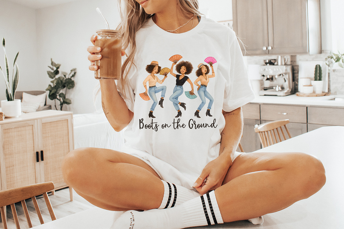 Line Dance Queens PNG, Sublimation, an Illustration by SharpMarketplace (Photo 9 of 9)