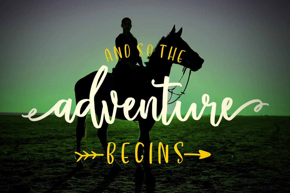 Western Brush Font Duo, a Handwritten Font by Soft Creative (Photo 6 of 7)