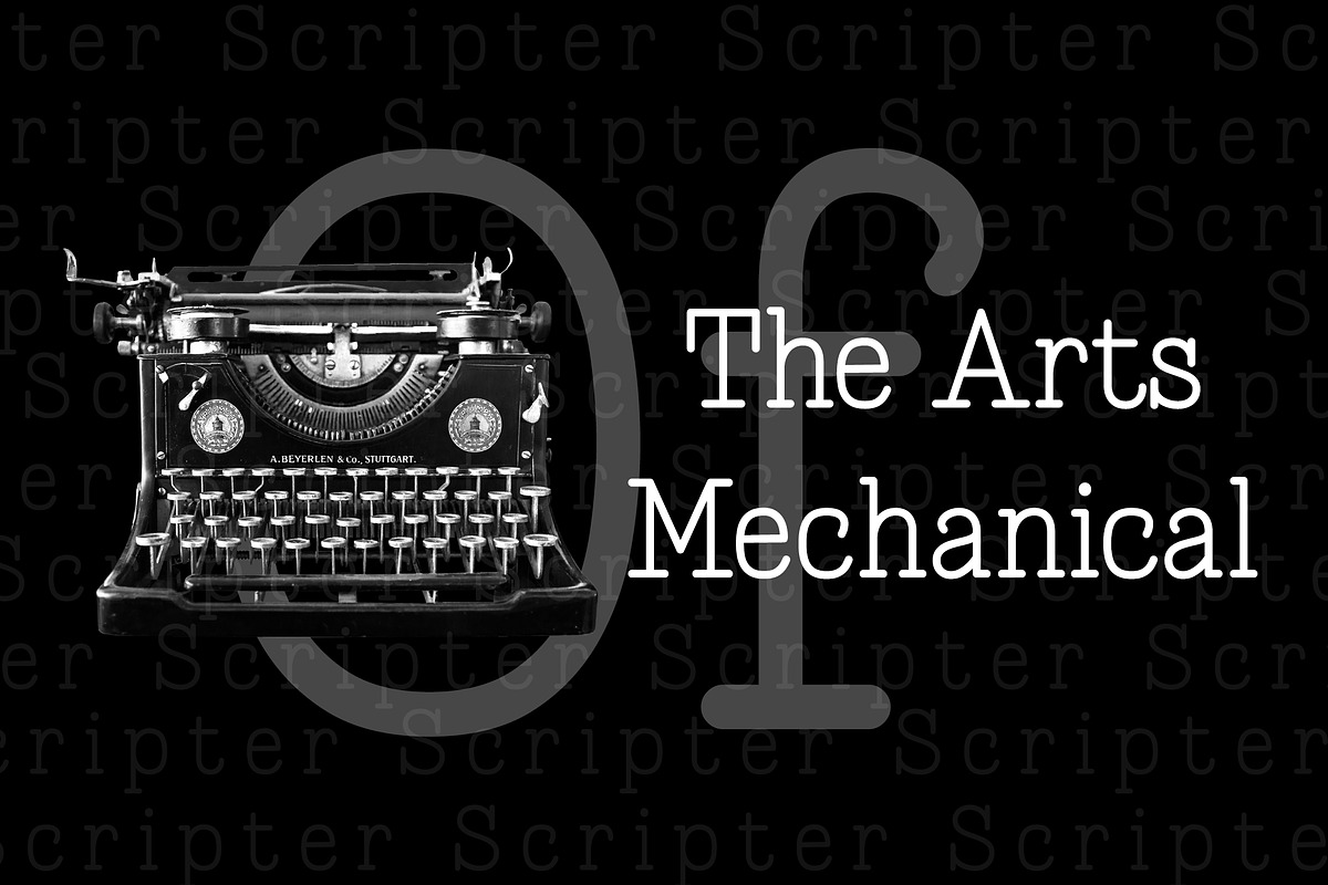 Scripter - Typewriter Font, a Serif Font by Typia Nesia (Photo 9 of 11)