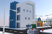 Low Poly City Town Pack, an Architecture 3D Model by multimedia4ds (Thumbnail 35 of 41)