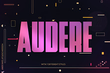 AUDERE | Bold Display Font