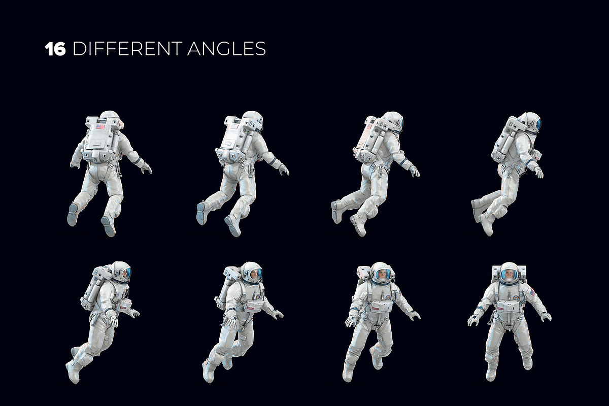 3D Mockup Space Astronaut #10, a Product Mockup by ARKS ACADEMY (Photo 3 of 7)