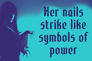 CS Baxter Drawn, a Blackletter Font by Craft Supply Co. (Thumbnail 2 of 8)