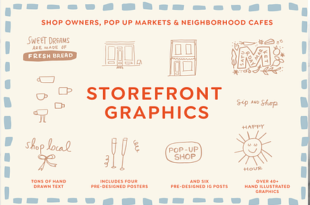 Storefront Graphics, a Work Illustration by Mere Hunter
