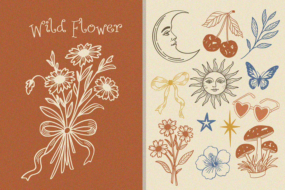 Whimsical Handwritten Font Duo, a Handwritten Font by MaxArt Foundry (Photo 2 of 13)