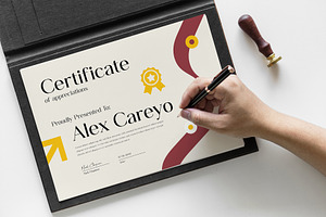 Certificate Template, a Stationery Template by HiveArts