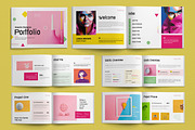 Graphic Designer Portfolio Layout, a Brochure Template by ContestDesign (Thumbnail 1 of 5)