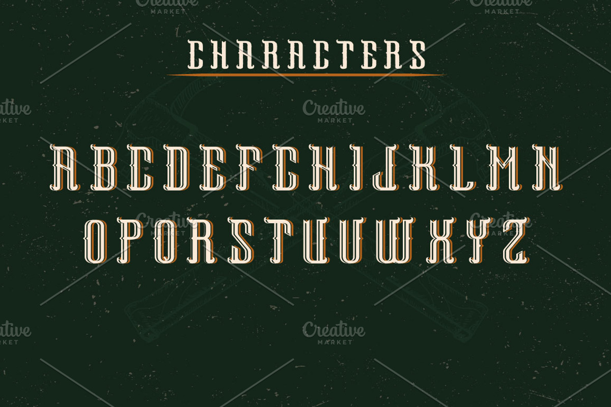 Pegasus label font preview 2