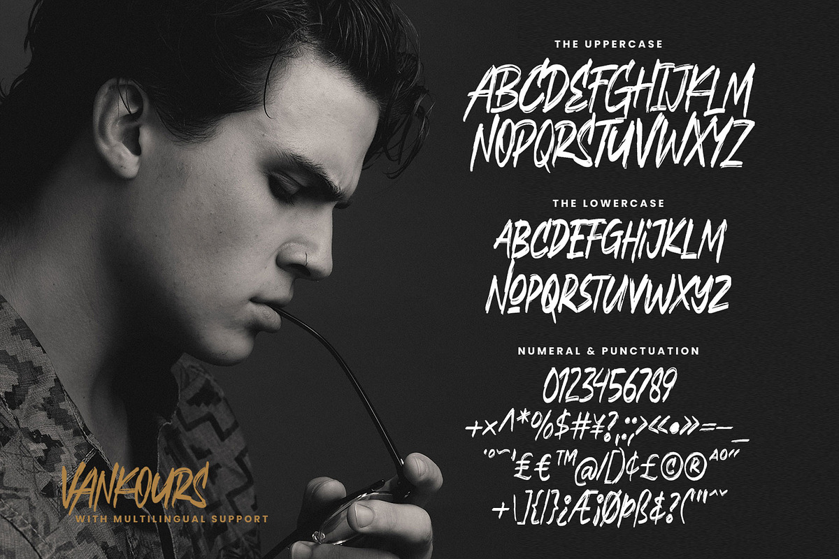 Vankours, a Font by Arterfak Project (Photo 9 of 10)
