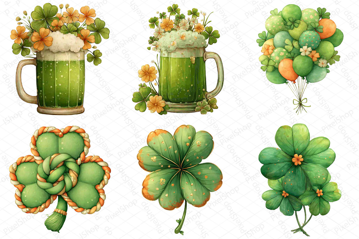 St Patrick's Day Clipart Bundle, an Illustration by DreamPrint404 (Photo 4 of 6)