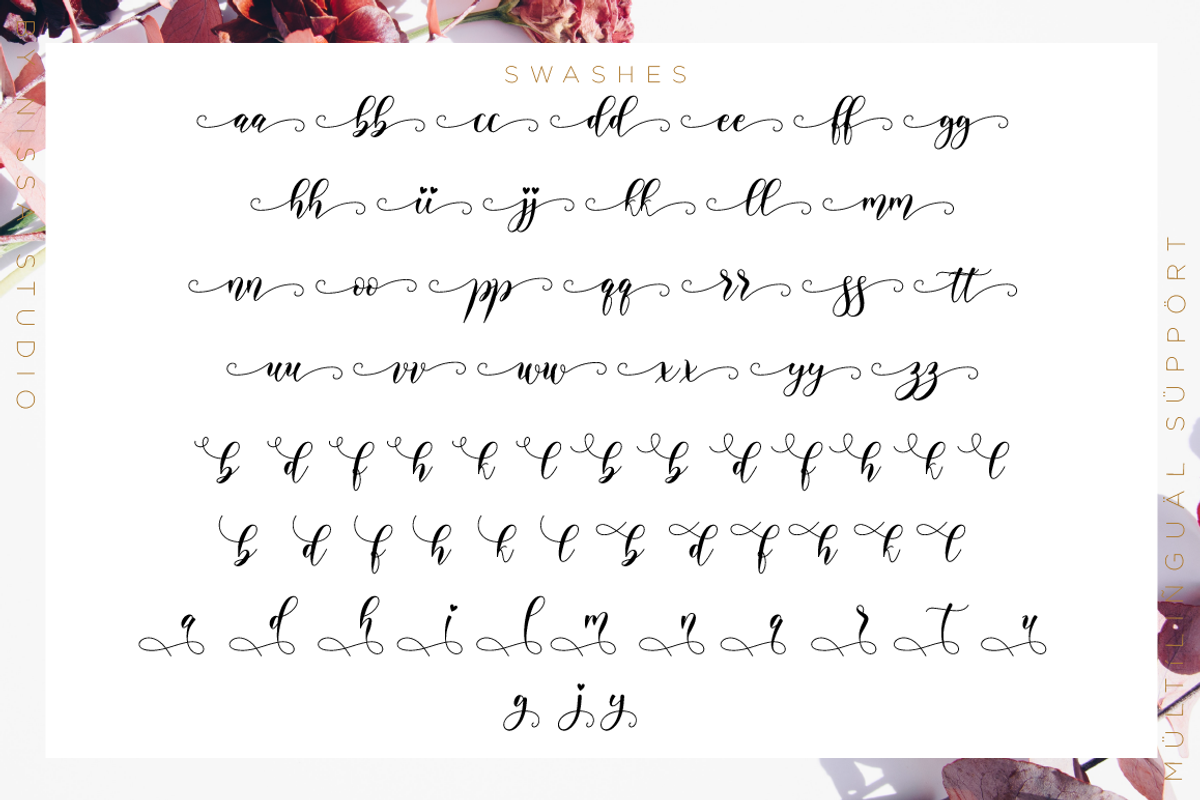 Alyanda Script, a Script Font by Nissa Studio (Photo 12 of 12)