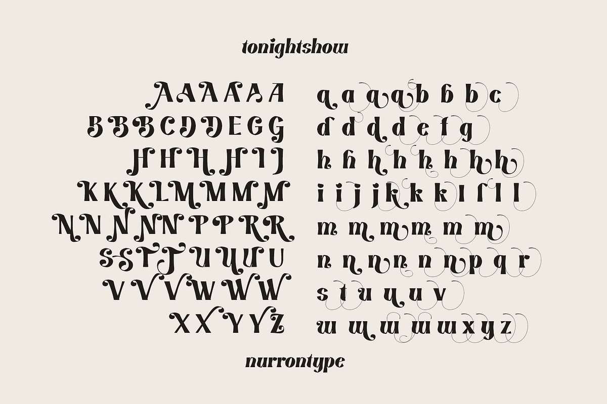 Tonight Show, a Serif Font by nurrontype (Photo 14 of 14)