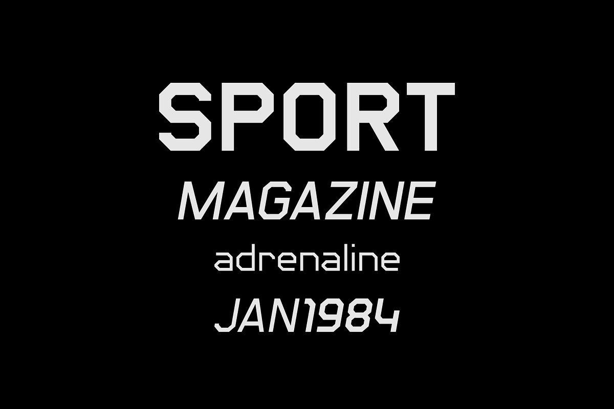 Deciso – Font Family, a Sans Serif Font by Stefano Giliberti (Photo 2 of 10)