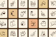 465 Home and Lifestyle Doodle Icons, an Outline Icon by Vectors Market (Thumbnail 5 of 14)