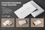 Stacked Business Card Mockup, an Advertising Mockup by Artnivora.Std (Thumbnail 1 of 4)