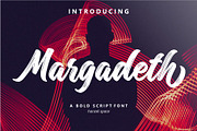 Margadeth Bold Script, a Script Font by HanzelSpace Studio (Thumbnail 4 of 9)